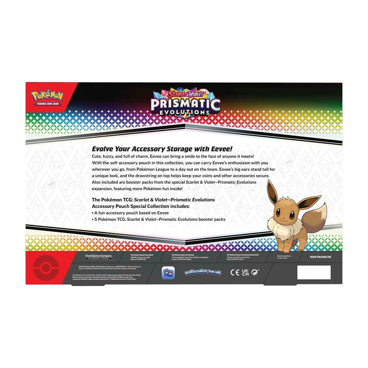 Pokémon TCG: SV8.5 Prismatic Evolutions Accessory Pouch Special Collection *LIMIT 1*