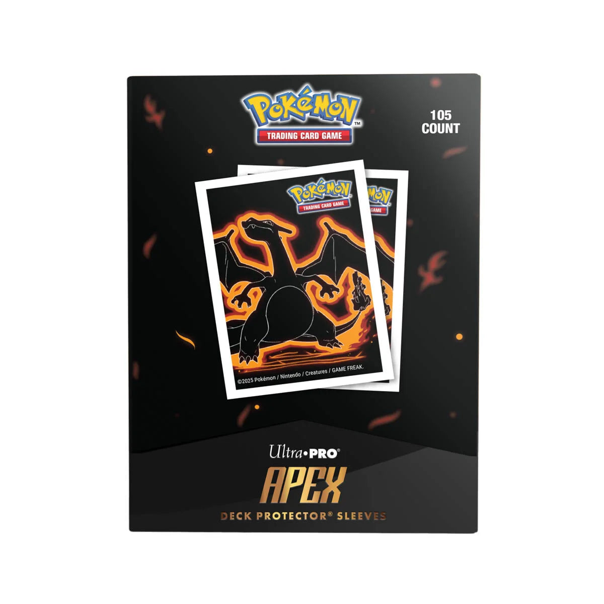 Neon Kanto: Charizard 105ct APEX Deck Protector Sleeves