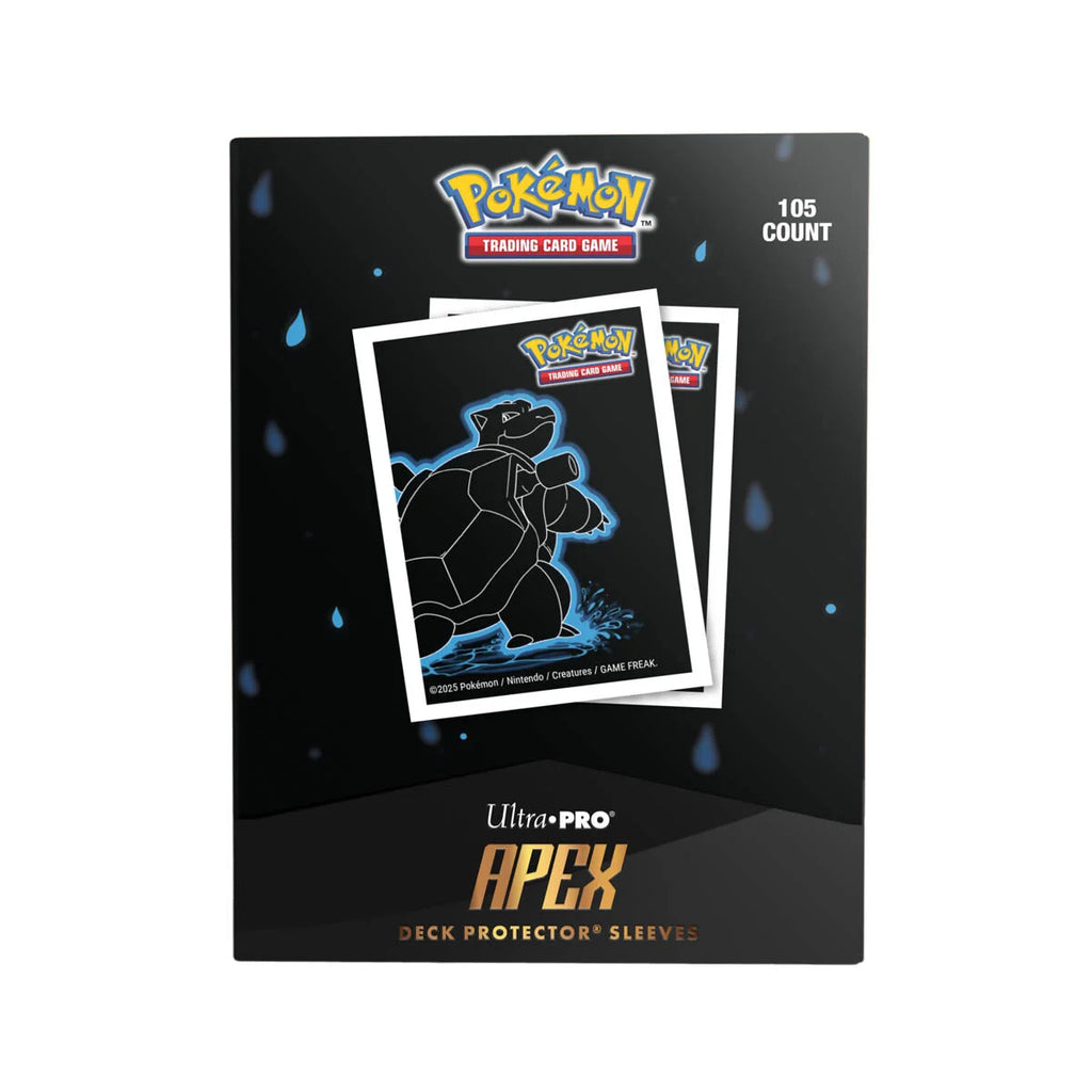 Neon Kanto: Blastoise 105ct APEX Deck Protector Sleeves