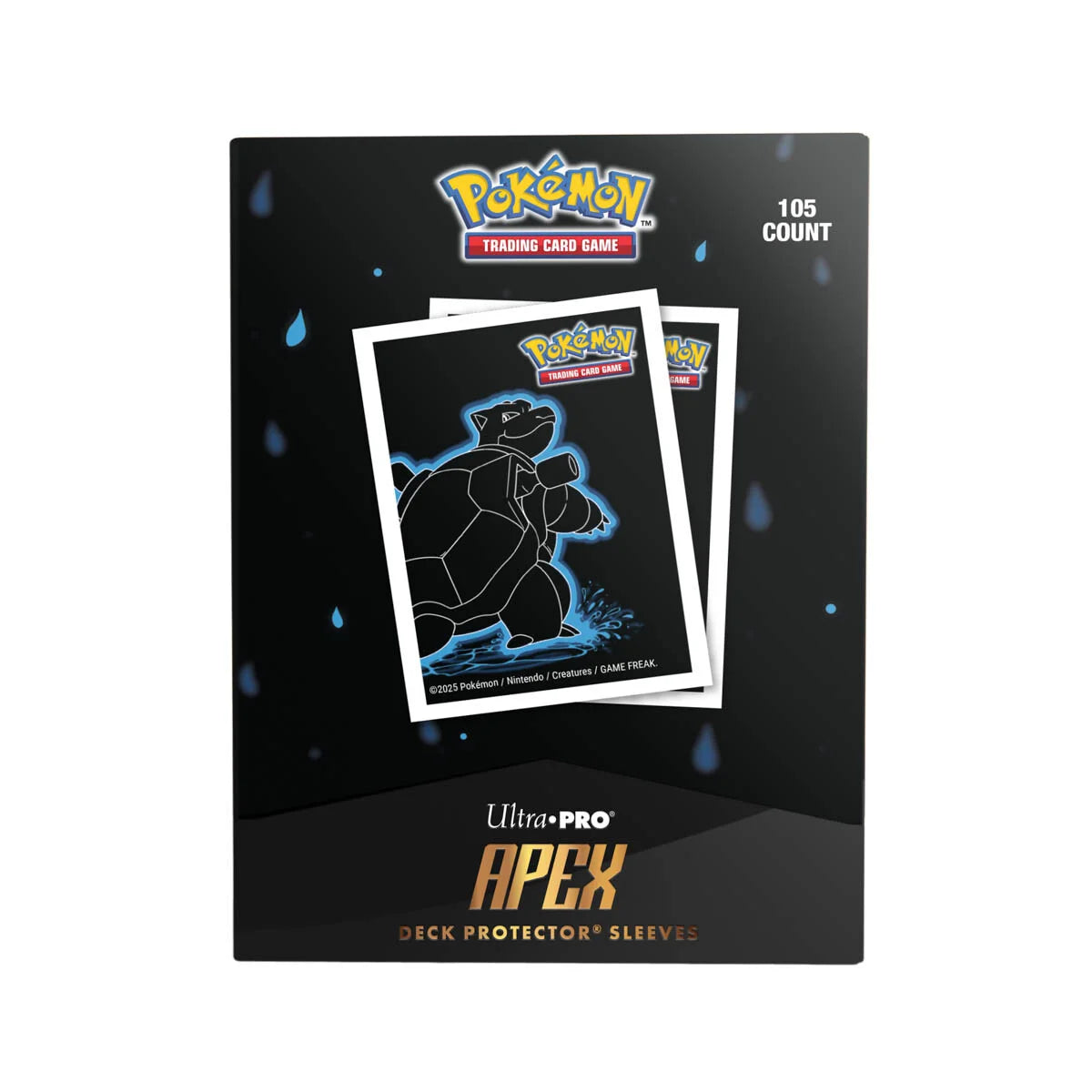 Neon Kanto: Blastoise 105ct APEX Deck Protector Sleeves