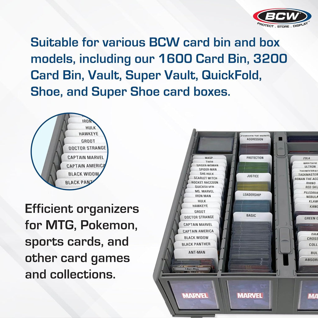 BCW Tall Trading Card Dividers