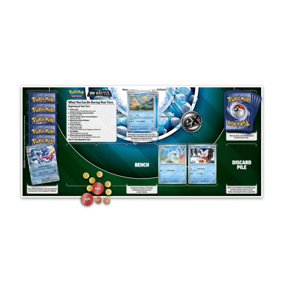 Pokémon TCG: Greninja/Kangaskhan ex Battle Deck (Styles Vary)