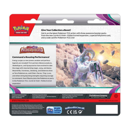 Pokémon TCG: SV2 Paldea Evolved 3-Pack Blister