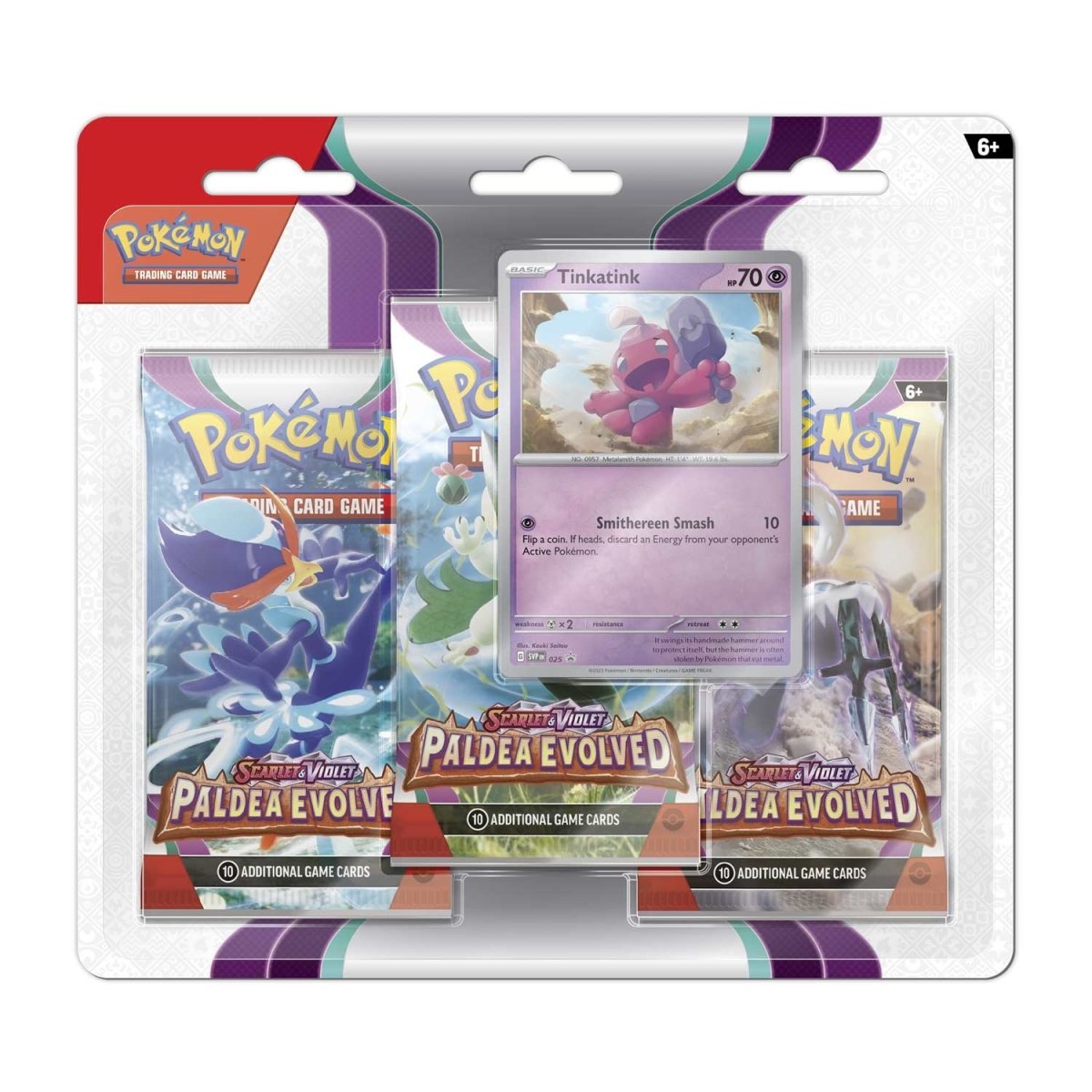 Pokémon TCG: SV2 Paldea Evolved 3-Pack Blister