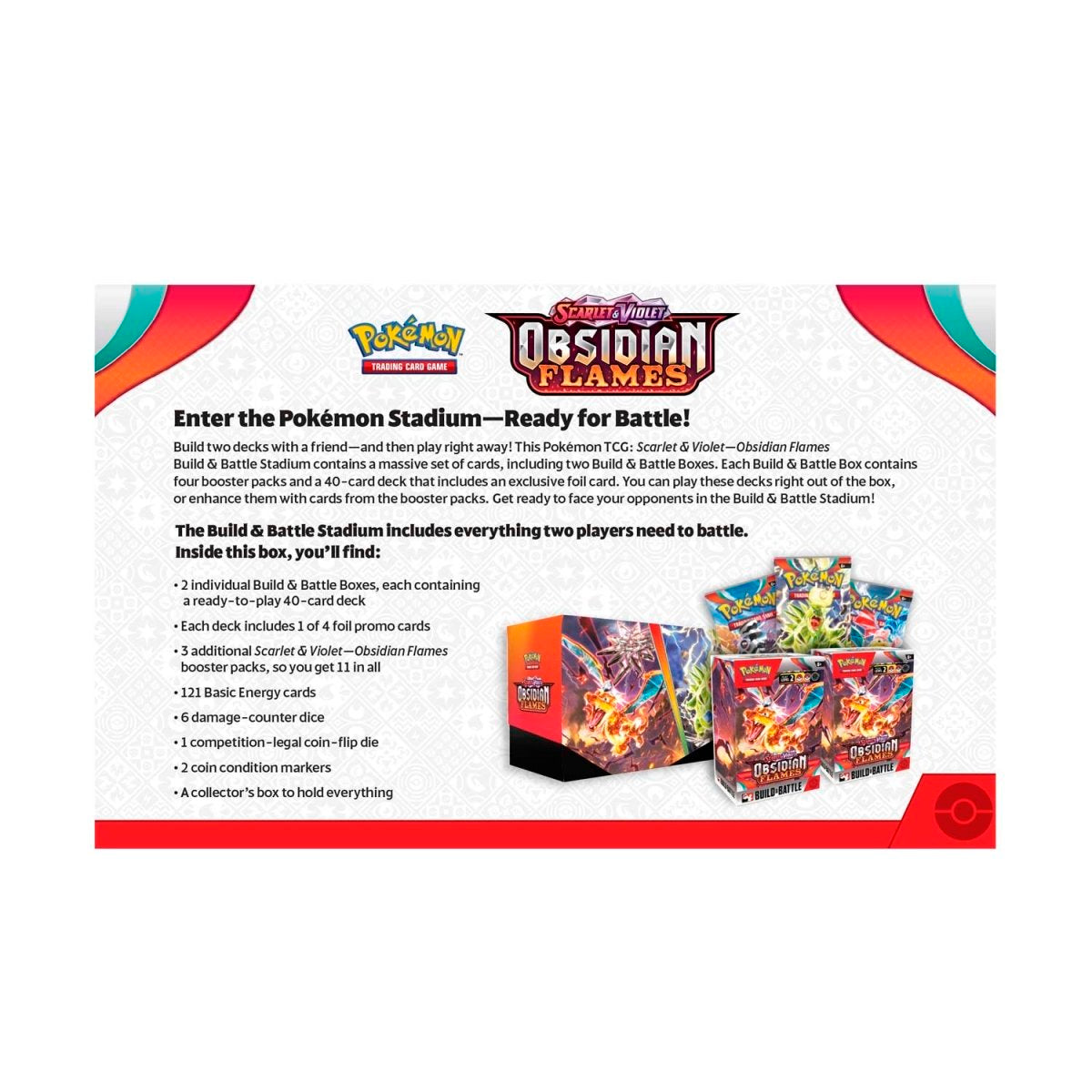 Pokémon TCG: SV3 Obsidian Flames Build & Battle Stadium
