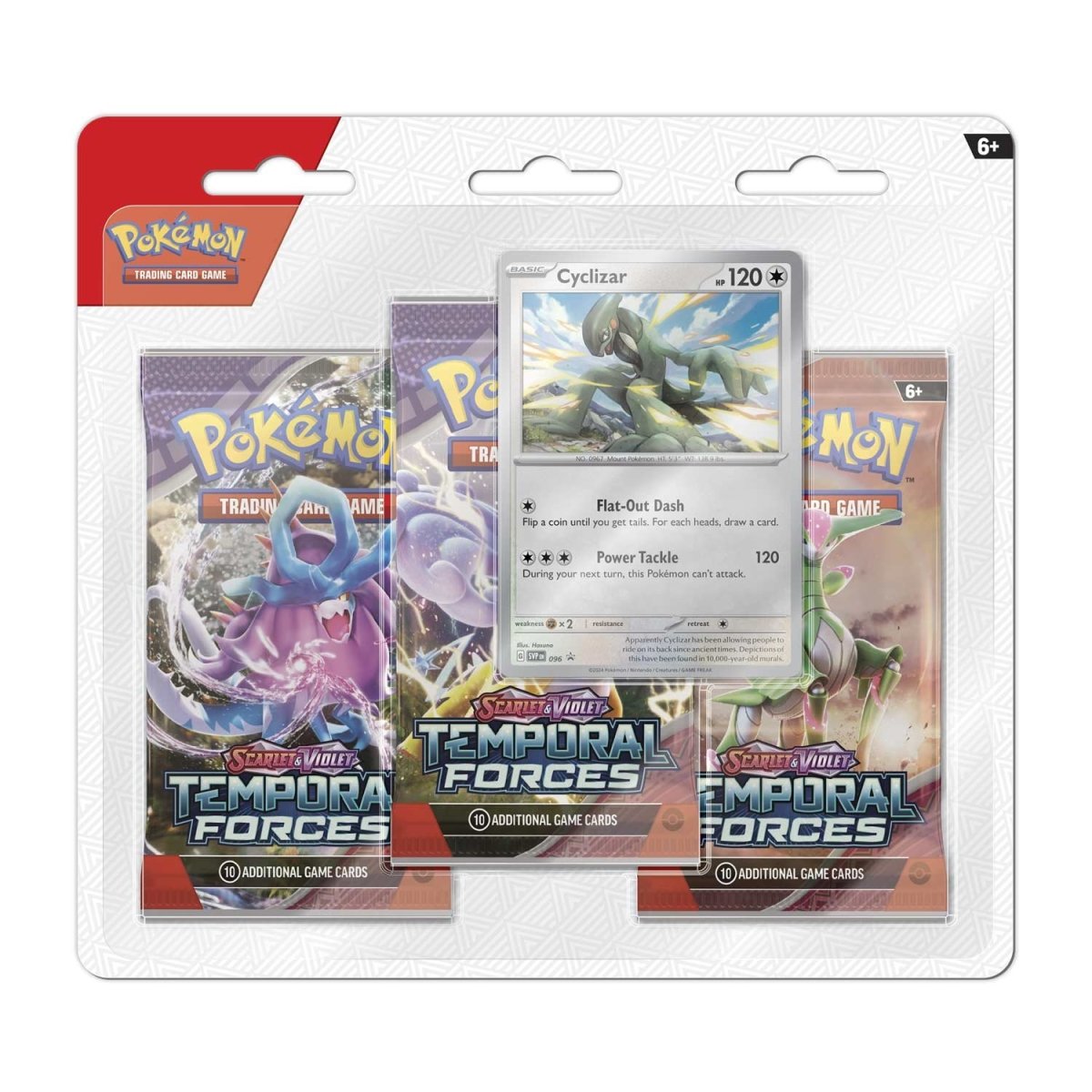 Pokémon Temporal Forces 3-Pack Blister