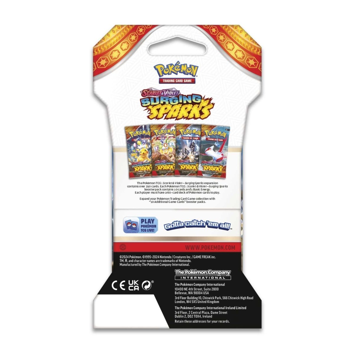 Pokémon TCG: SV8 Surging Sparks Sleeved Booster Pack