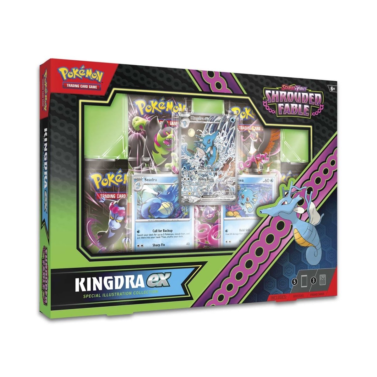 Pokémon TCG: SV6.5 Shrouded Fable Kingdra ex Special Illustration Collection