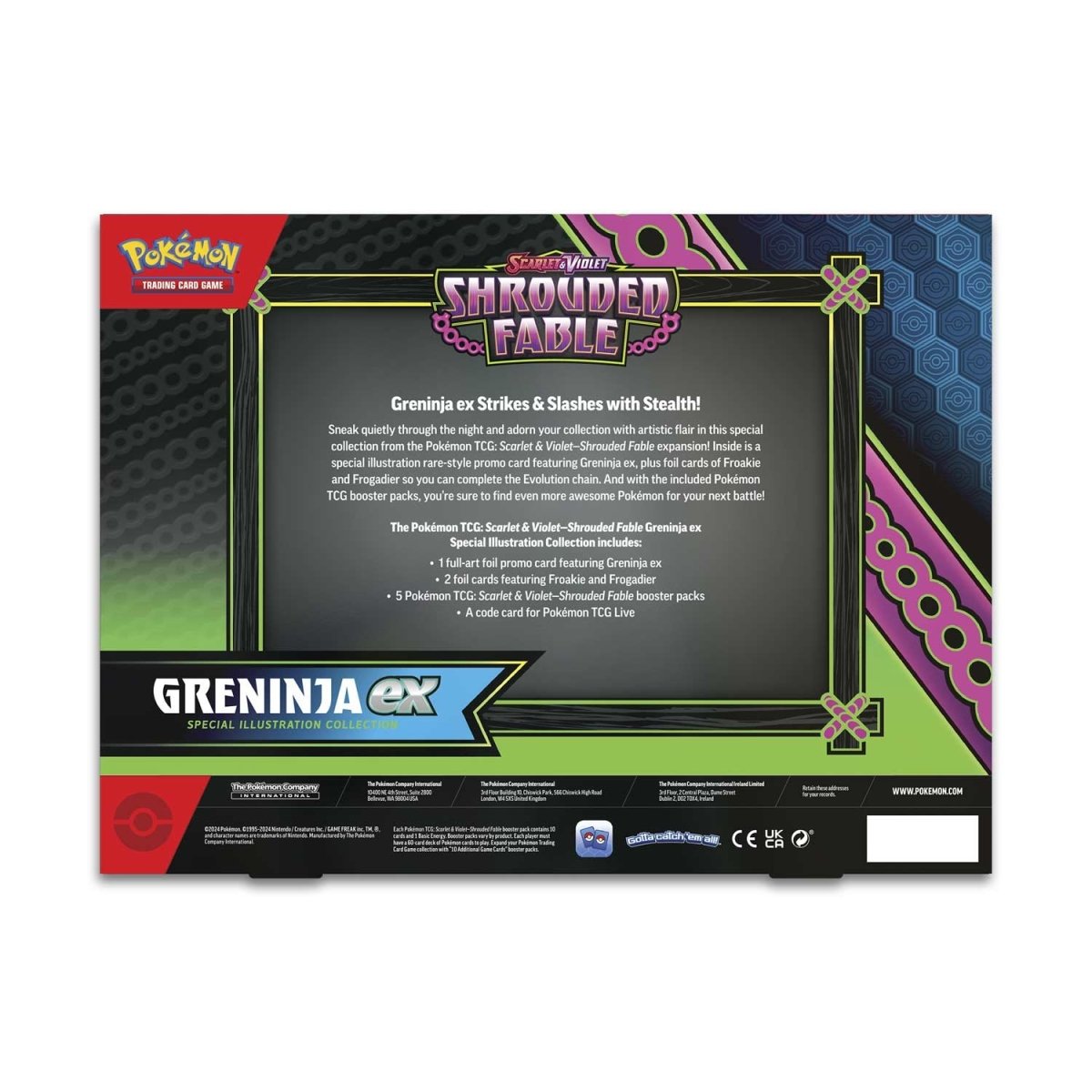 Pokémon TCG: SV6.5 Shrouded Fable Greninja ex Special Illustration Collection