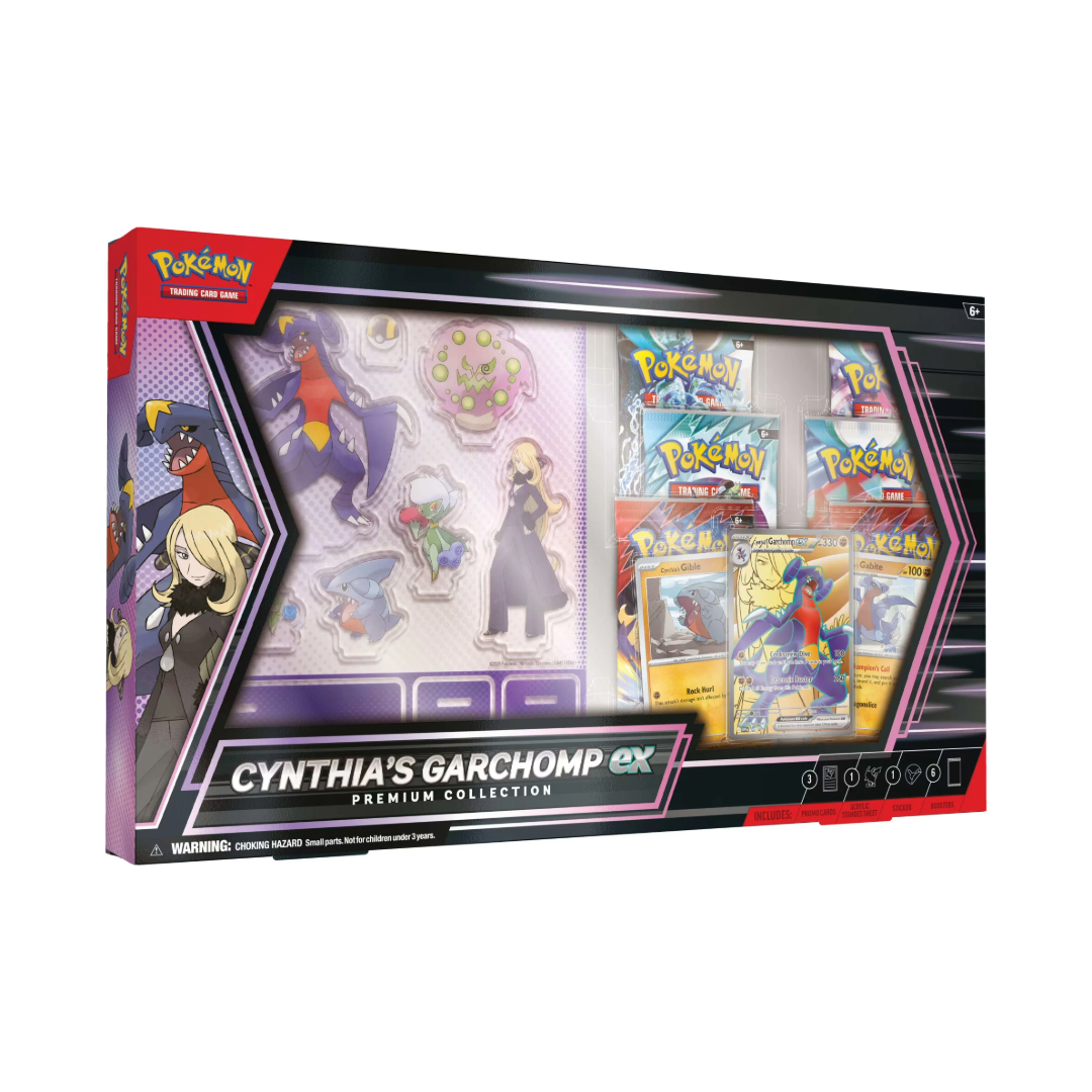 Pokémon TCG: Cynthia’s Garchomp ex Premium Collection (Release: 06/13)