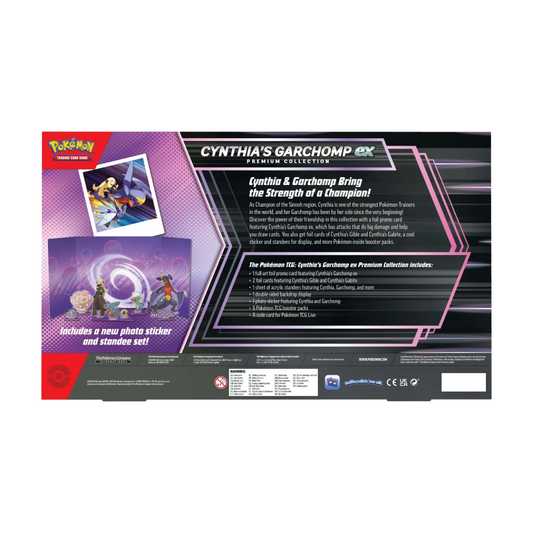 Pokémon TCG: Cynthia’s Garchomp ex Premium Collection (Release: 06/13)