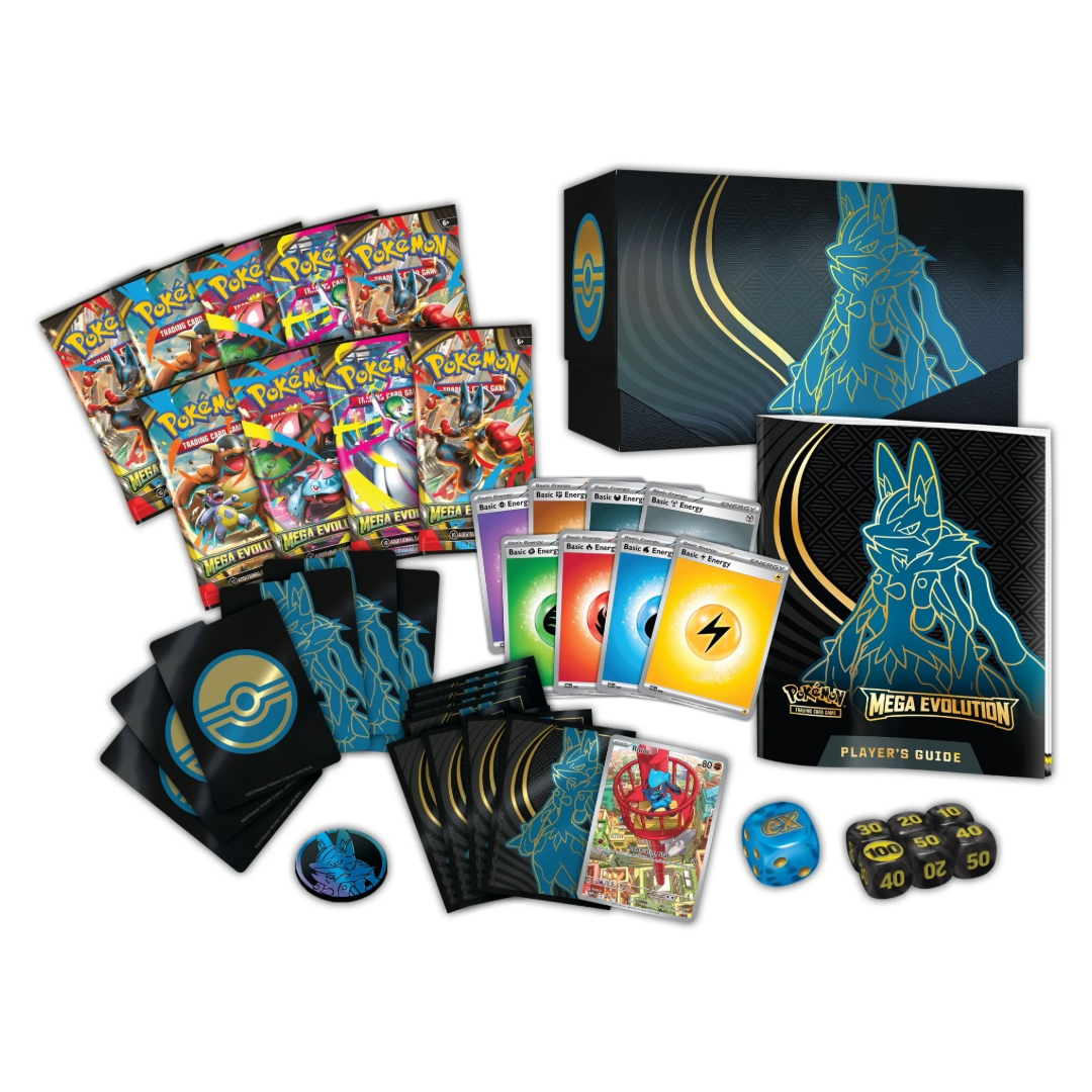 (Release: 09/26) Pokémon TCG: MEG Mega Evolution Elite Trainer Box (Styles Vary)