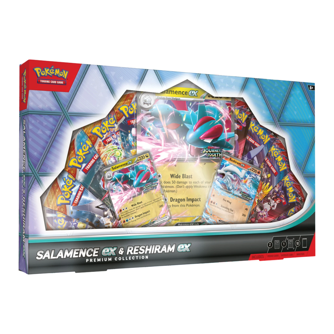 (Release: 10/10) Pokémon TCG: Salamence ex & Reshiram ex Premium Collection