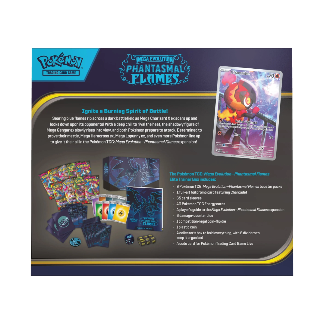 (Release: 11/14) Pokémon TCG: ME2 Phantasmal Flames Elite Trainer Box