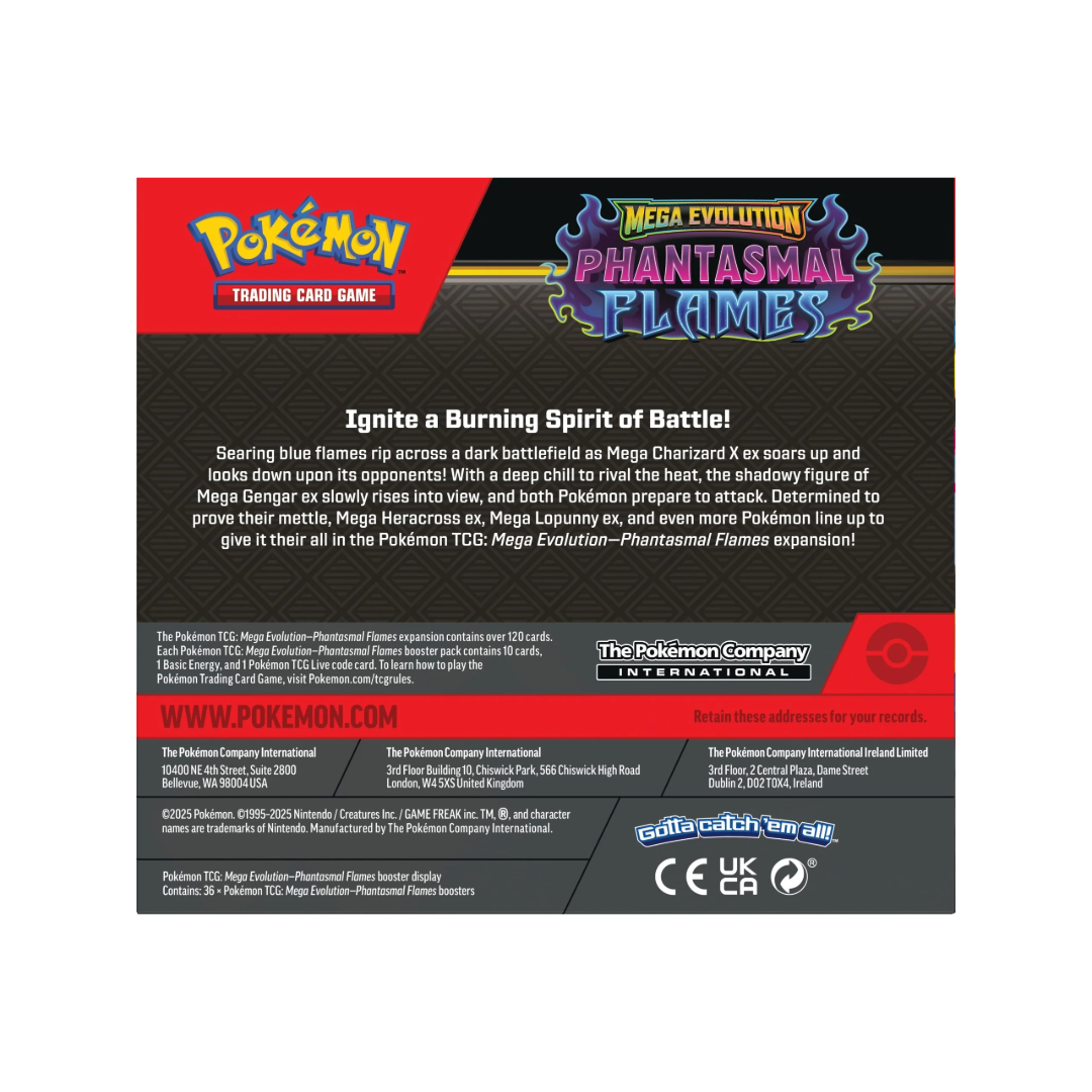 (Release: 11/14) Pokémon TCG: ME2 Phantasmal Flames Booster Box