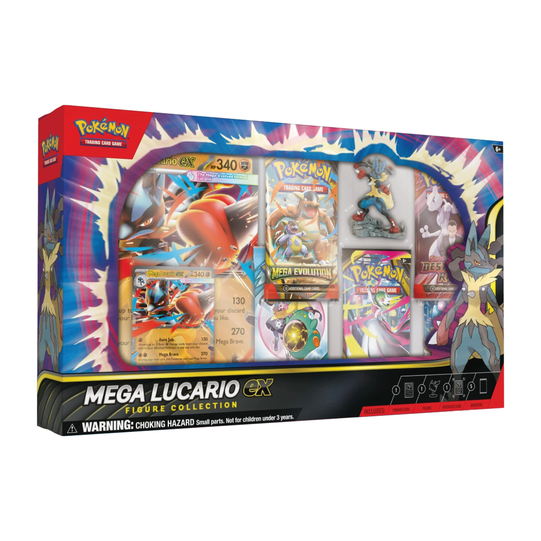(Release: 11/7) Pokémon TCG: Mega Lucario ex Figure Collection