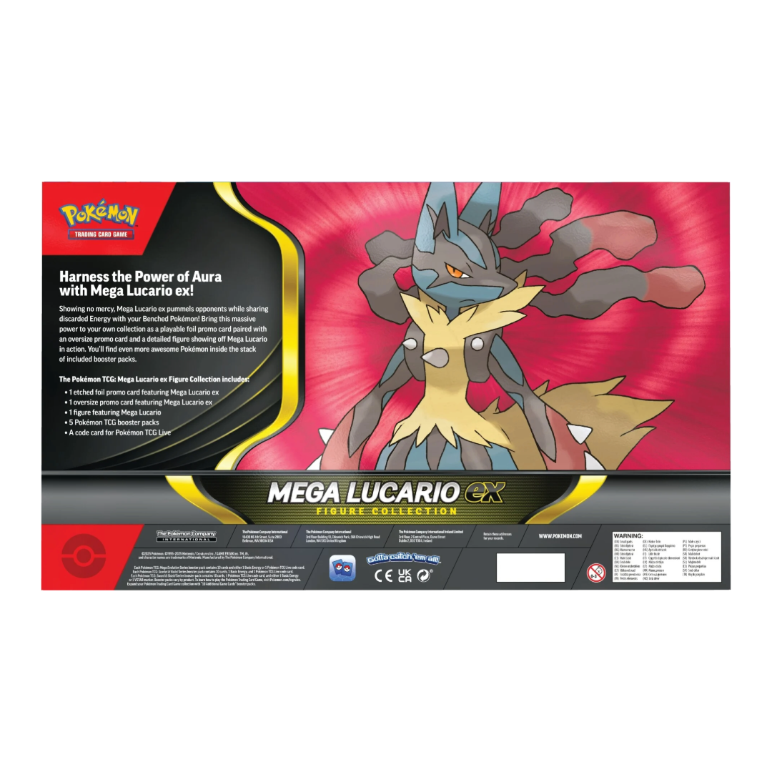 (Release: 11/7) Pokémon TCG: Mega Lucario ex Figure Collection