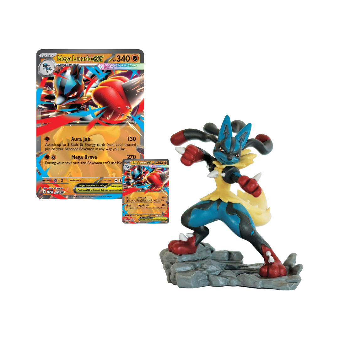 (Release: 11/7) Pokémon TCG: Mega Lucario ex Figure Collection