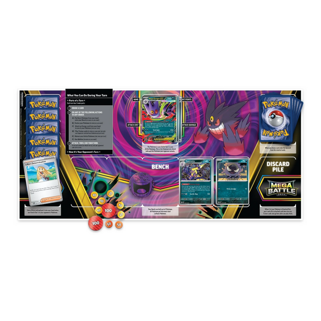 Pokémon TCG: Mega Gengar/Diancie Mega Battle Deck (Styles Vary)