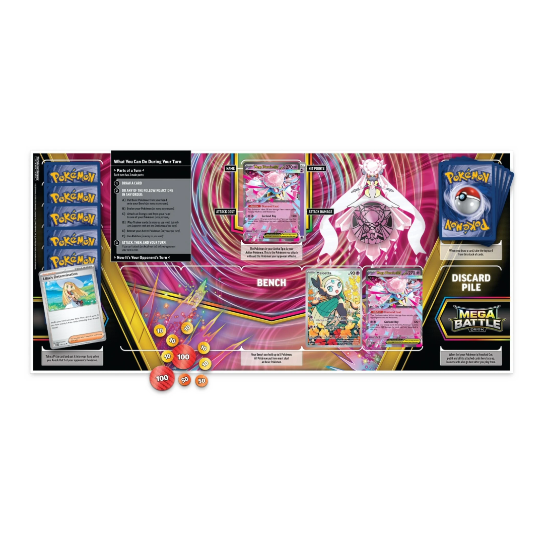 Pokémon TCG: Mega Gengar/Diancie Mega Battle Deck (Styles Vary)