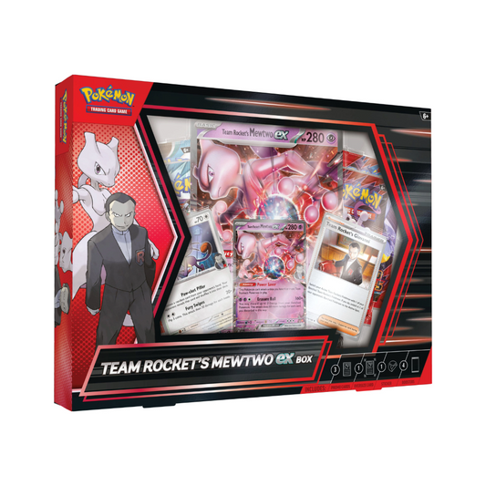 Pokémon TCG: Team Rocket’s Mewtwo ex Box (Release: 06/13)