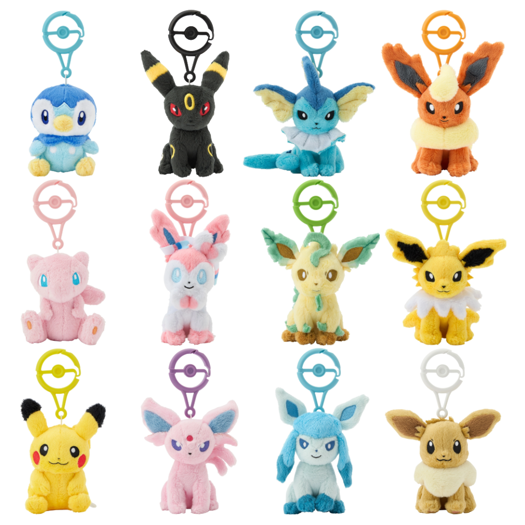 Pokémon Plush Keychains (Styles Vary)