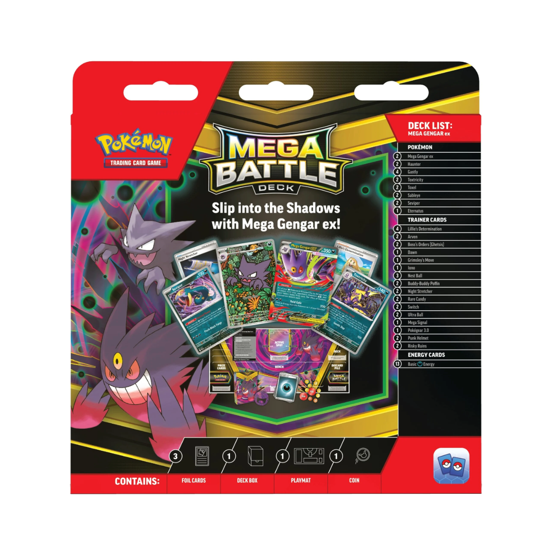Pokémon TCG: Mega Gengar/Diancie Mega Battle Deck (Styles Vary)