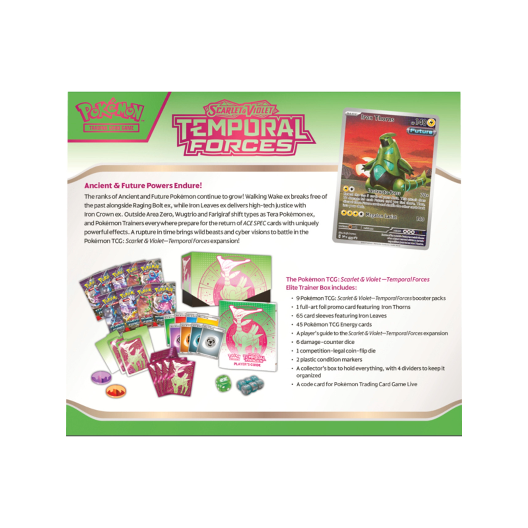 Pokémon TCG: SV5 Temporal Forces Elite Trainer Box