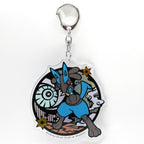 Acrylic Pokémon Keychain: Paper Cutting Series (Styles Vary)